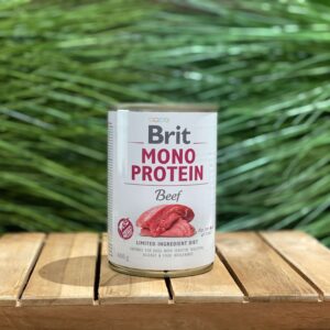 mokra karma dla maltańczyka Brit Mono Protein Beef