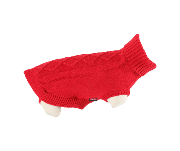 sweterek dla maltańczyka czerwony legend