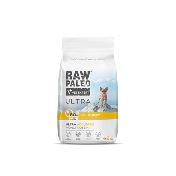 raw paleo puppy mini sucha karma dla szczeniaka maltańczyka bez kurczaka