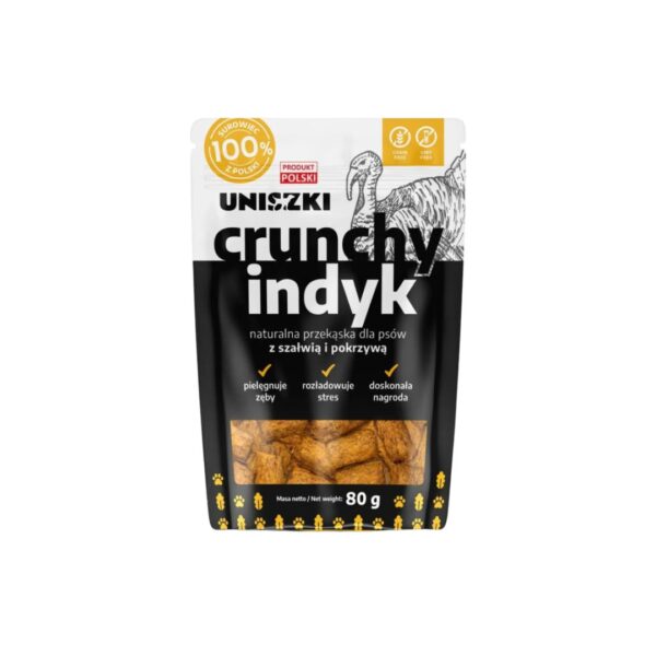 uniszki crunchy indyk szalwia pokrzywa