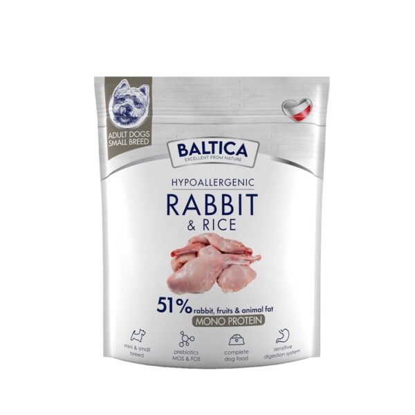 sucha karma baltica rabbit rice, karma dla maltańczyka