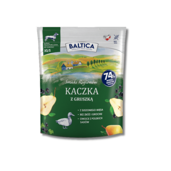 karma baltica kaczka z gruszką, karma dla maltanczyka