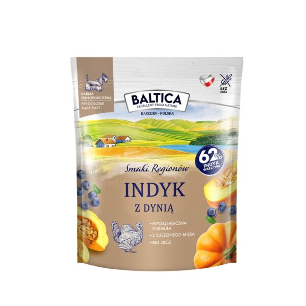 karma baltica smaki regionow indyl z dynia malre rasy, karma sucha dla maltanczyka