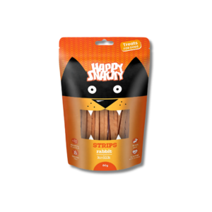 happy snacky strips rabbit, smaczki dla maltanczyka