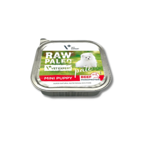 raw paleo beef pate mini puppy, karma dla szczeniaka maltanczyka