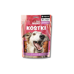 Pan Mięsko - Przysmak dla psa miękkie Kostki Jagnięcina, trenerki dla maltańczyka, przysmaki dla maltanczyka