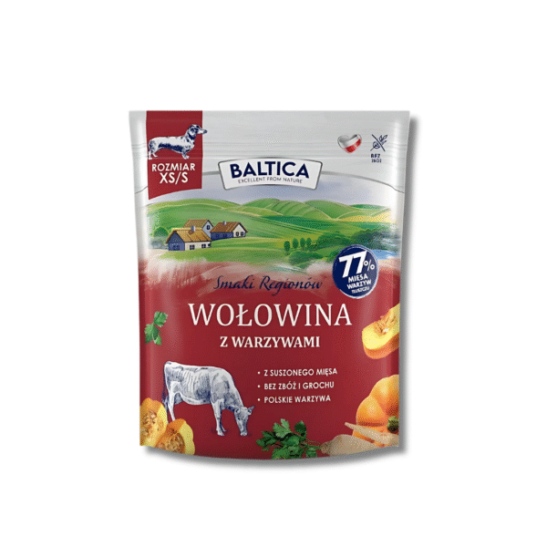karma sucha baltica smaki regionów wołowina z warzywami małe rasy, karma dla maltańczyka