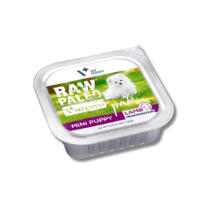 raw paleo pate mini puppy mokra karma dla szczeniąt jagnięcina dla ras małych, mokra karma dla szczeniaka maltańczyka
