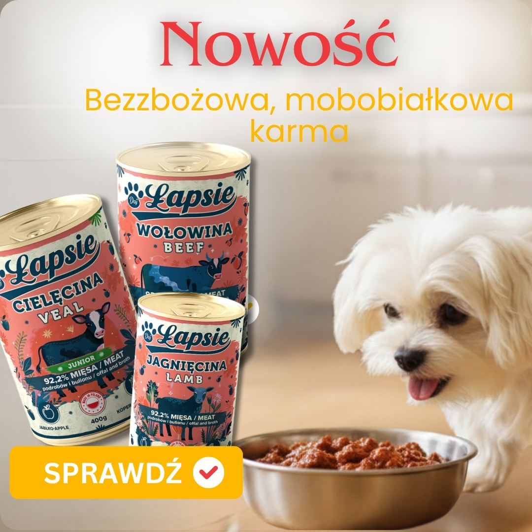 łapsie karma mokra, karma mokra dla maltanczyka, maltanczyk shop