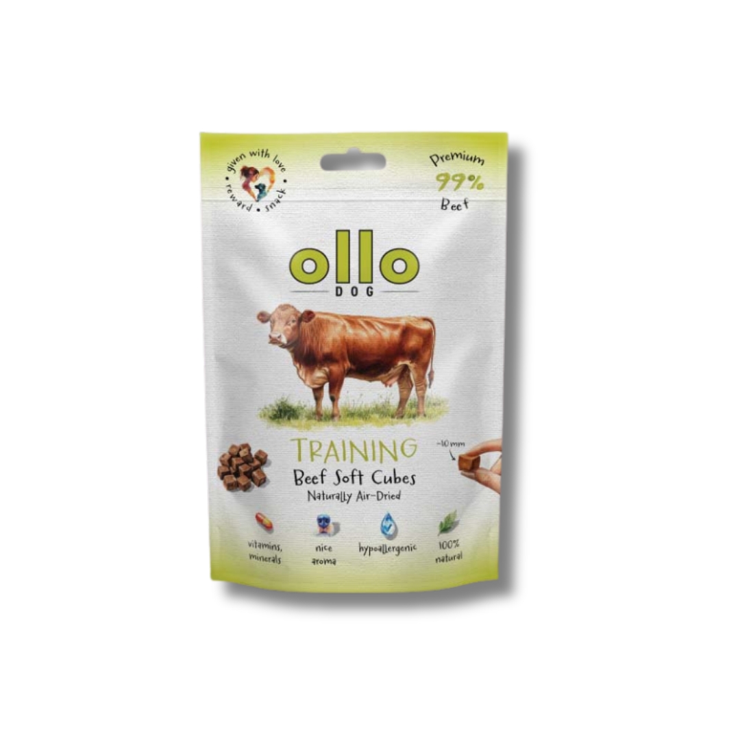 ollo training beef cubes, przysmaki dla maltańczyka