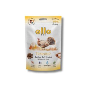 przysmaki ollo training turkey cubes, treningówki dla maltańczyka