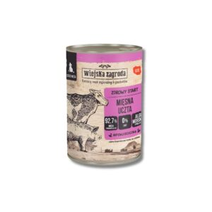 wiejska zagroda karma mokra dla psa mięsna uczta szczeniak, karma dla szczeniaka maltańczyka