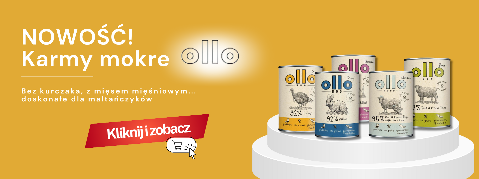 karma mokra ollo, karma mokra dla maltanczyka