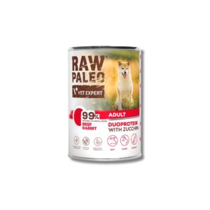 raw paleo beef rabbit adult can, mokra karma dla maltanczyka