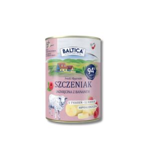 baltica karma mokra szczeniak jagnięcina z bananem, karma mokra dla szczeniaka maltańczyka