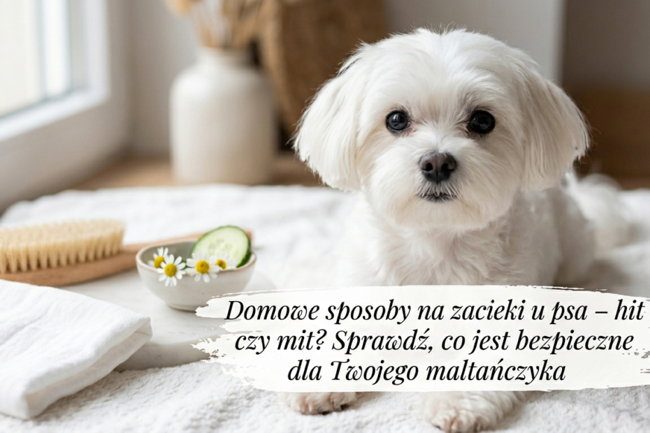 sposoby na zacieki u maltanczyka, zacieki u psa, zacieki u maltanczyka