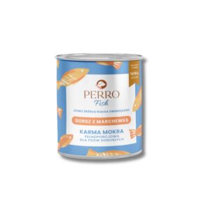 perro karma mokra dorsz z marchewka monobialkowa formula, mokra karma dla maltanczyka