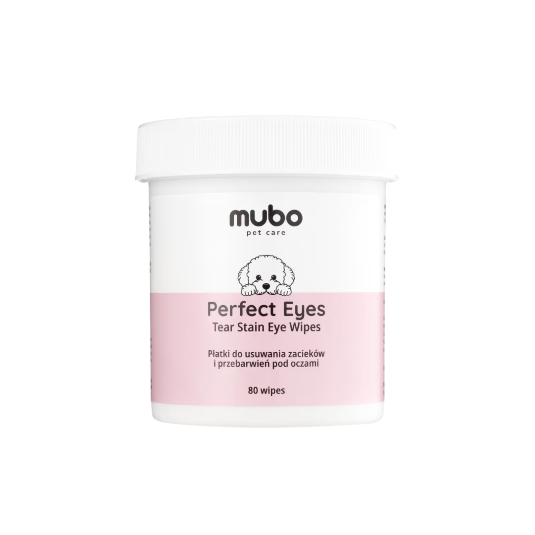 mubo perfect eye tear stain eye wipes, zacieki u maltanczyka